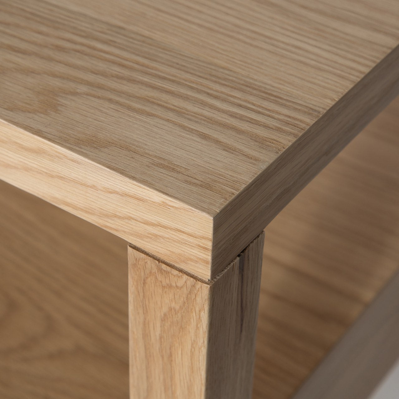 baseHara 1 Drawer Accent Table - Natural Oak - Dekor Butik