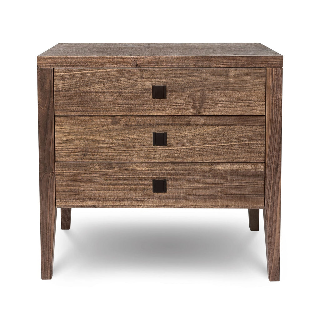 baseHara 3 Drawer Dresser - Frozen Walnut - Dekor Butik