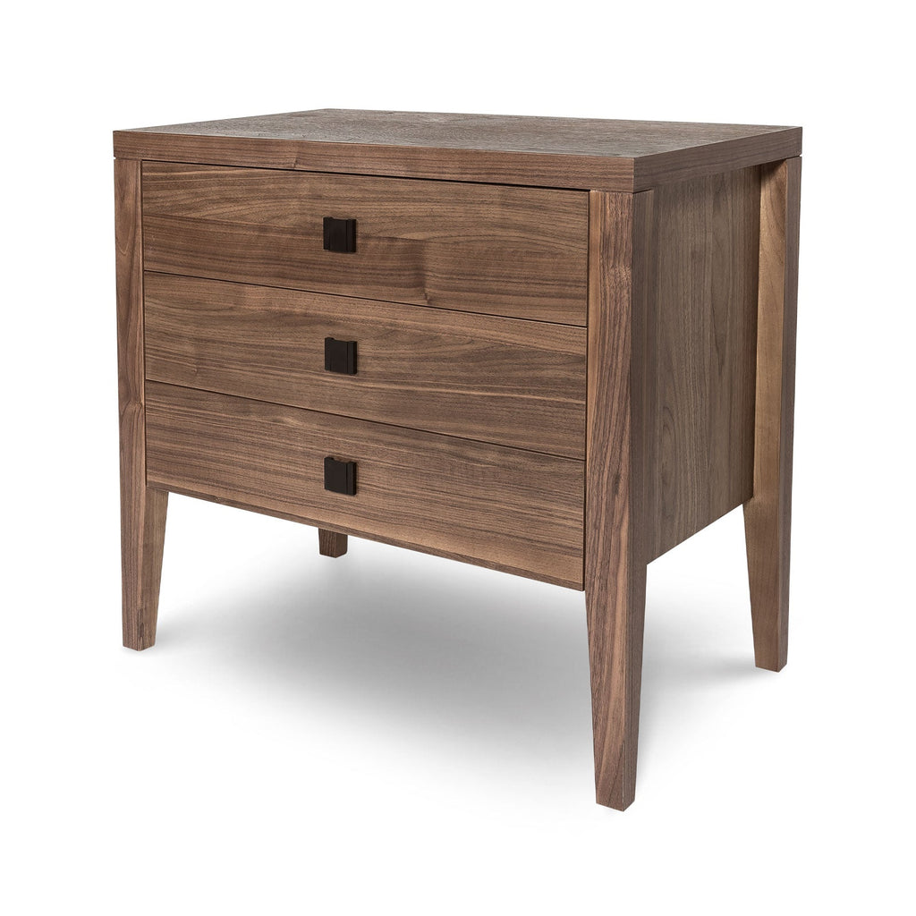 baseHara 3 Drawer Dresser - Frozen Walnut - Dekor Butik