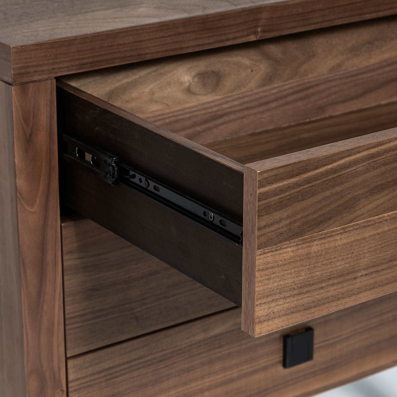 baseHara 3 Drawer Dresser - Frozen Walnut - Dekor Butik