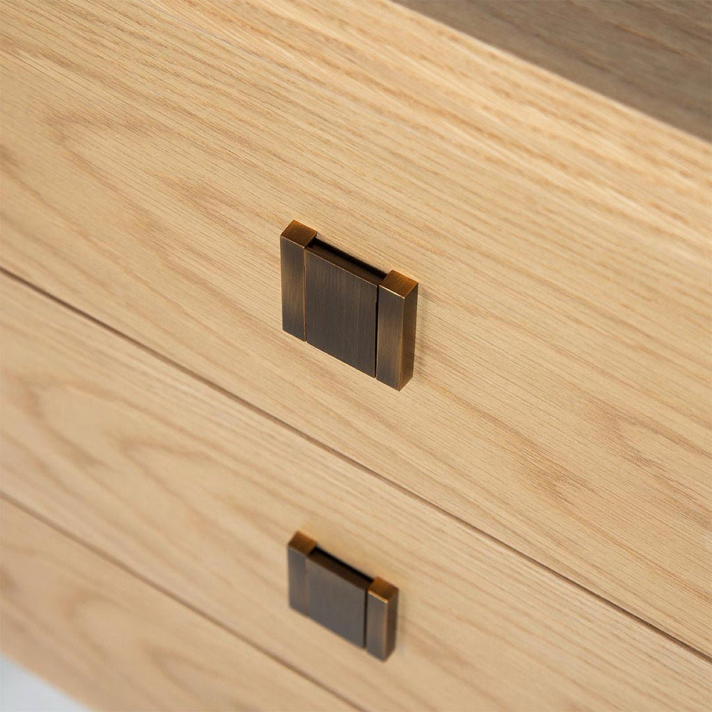 baseHara 3 Drawer Dresser - Natural Oak - Dekor Butik