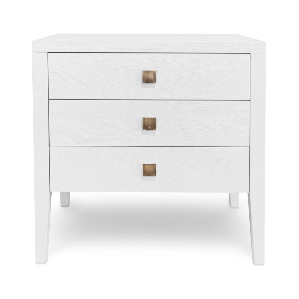 baseHara 3 Drawer Dresser - White - Dekor Butik