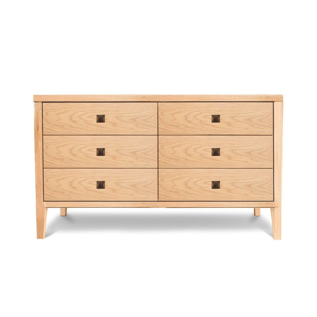 baseHara 6 Drawer Dresser - Natural Oak - Dekor Butik