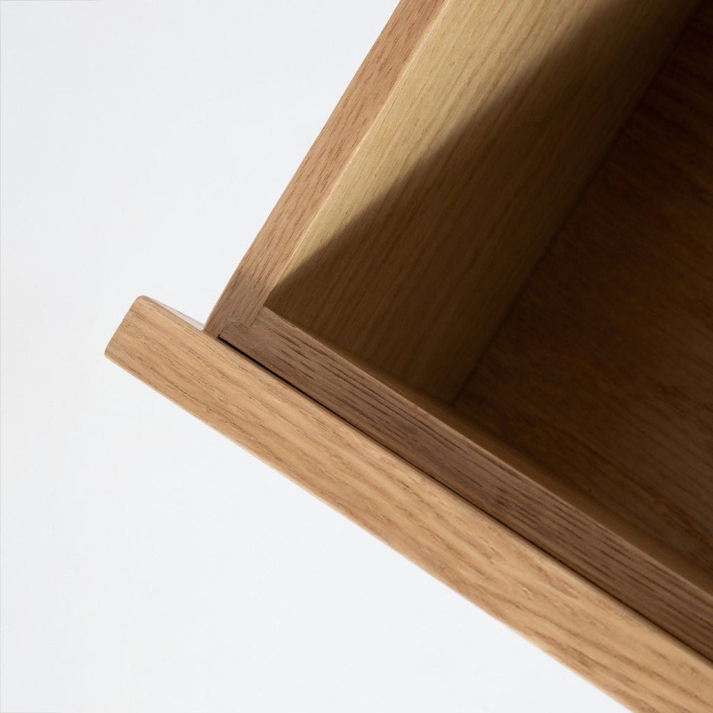 baseHara 6 Drawer Dresser - Natural Oak - Dekor Butik