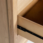 baseHara 6 Drawer Dresser Tall - Natural Oak - Dekor Butik