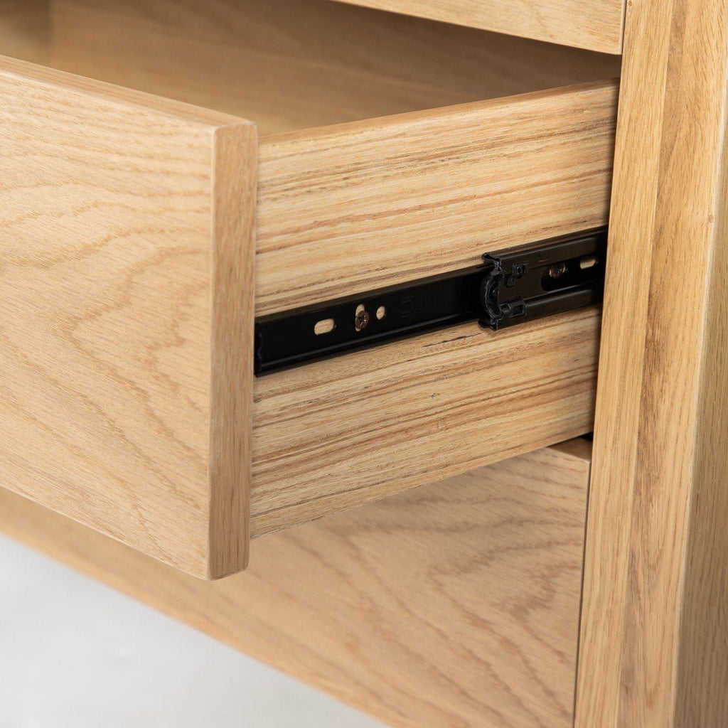 baseHara 6 Drawer Dresser Tall - Natural Oak - Dekor Butik