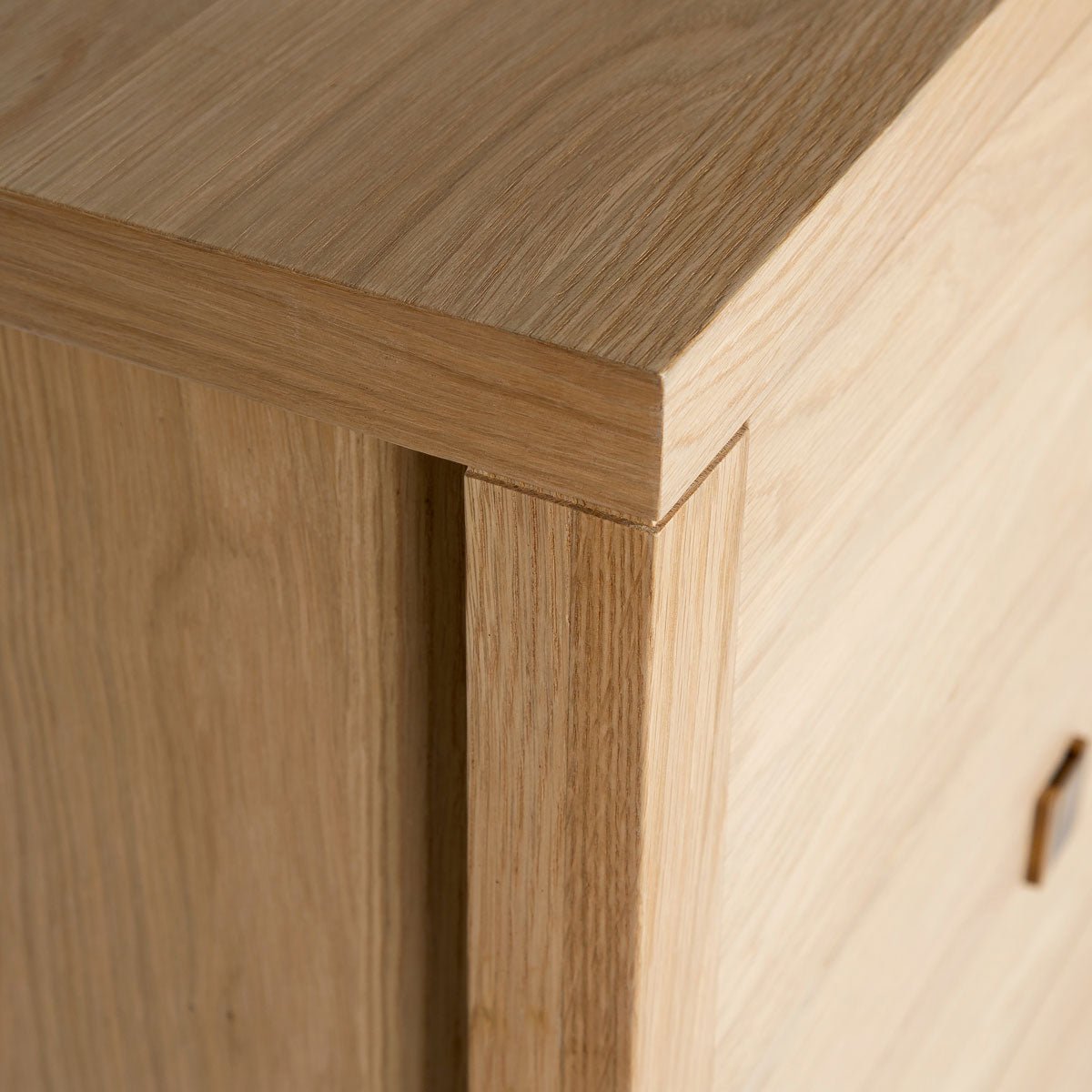 baseHara 6 Drawer Dresser Tall - Natural Oak - Dekor Butik