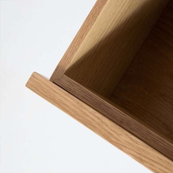 baseHara 6 Drawer Dresser Tall - Natural Oak - Dekor Butik