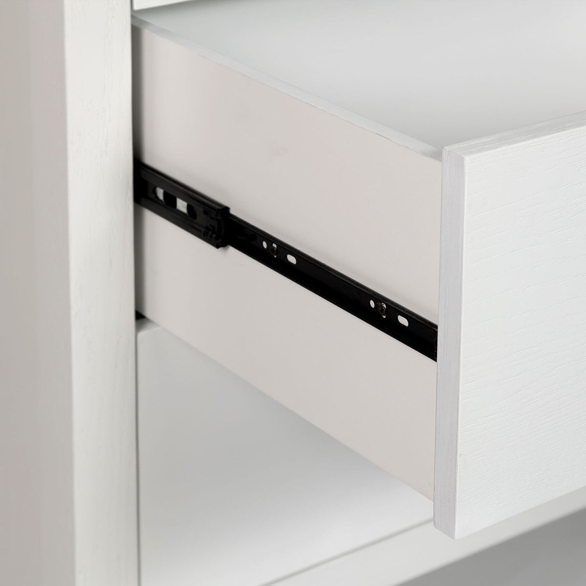 baseHara 6 Drawer Dresser Tall - White - Dekor Butik