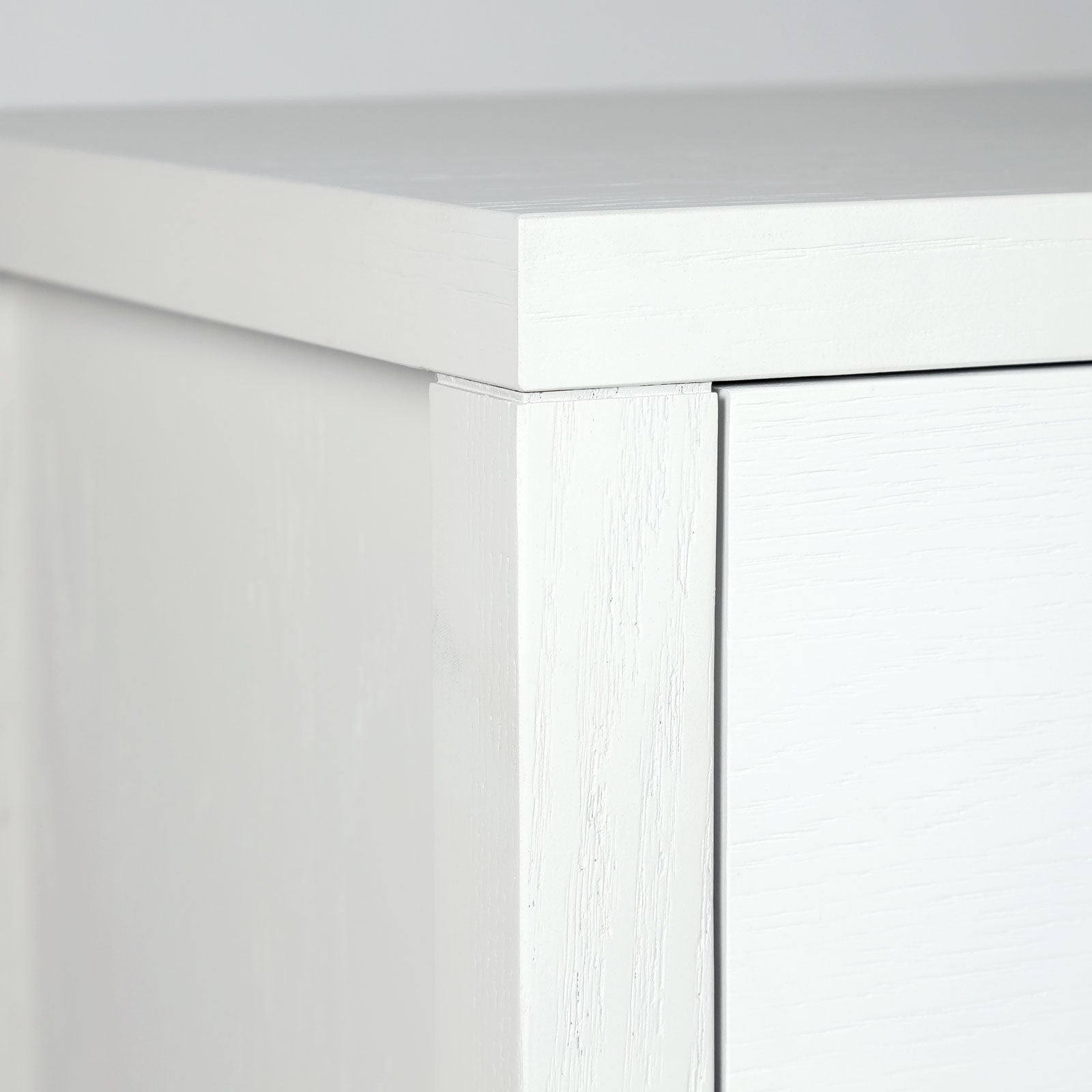 baseHara 6 Drawer Dresser Tall - White - Dekor Butik