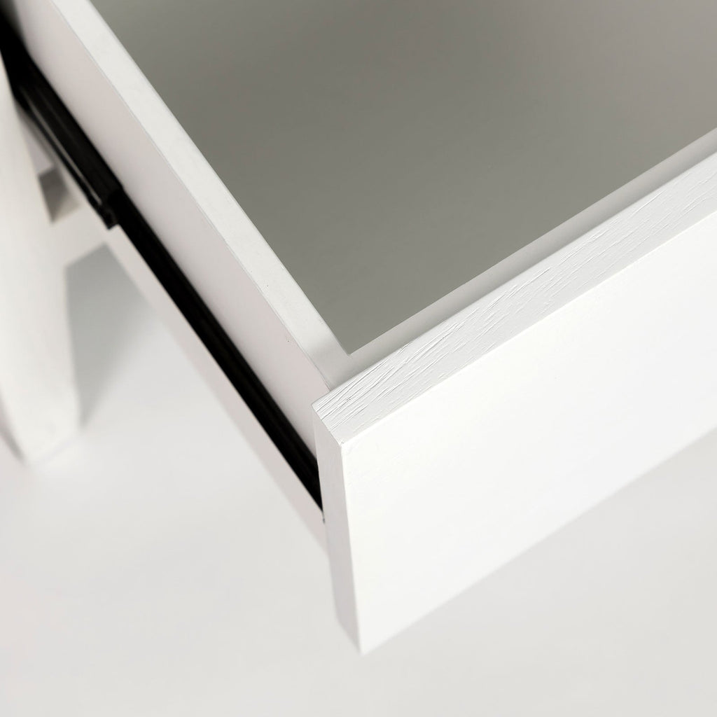 baseHara 6 Drawer Dresser Tall - White - Dekor Butik
