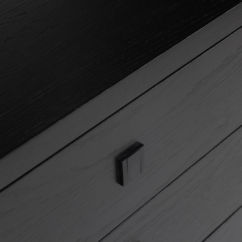 baseHara 9 Drawer Dresser - Black - Dekor Butik
