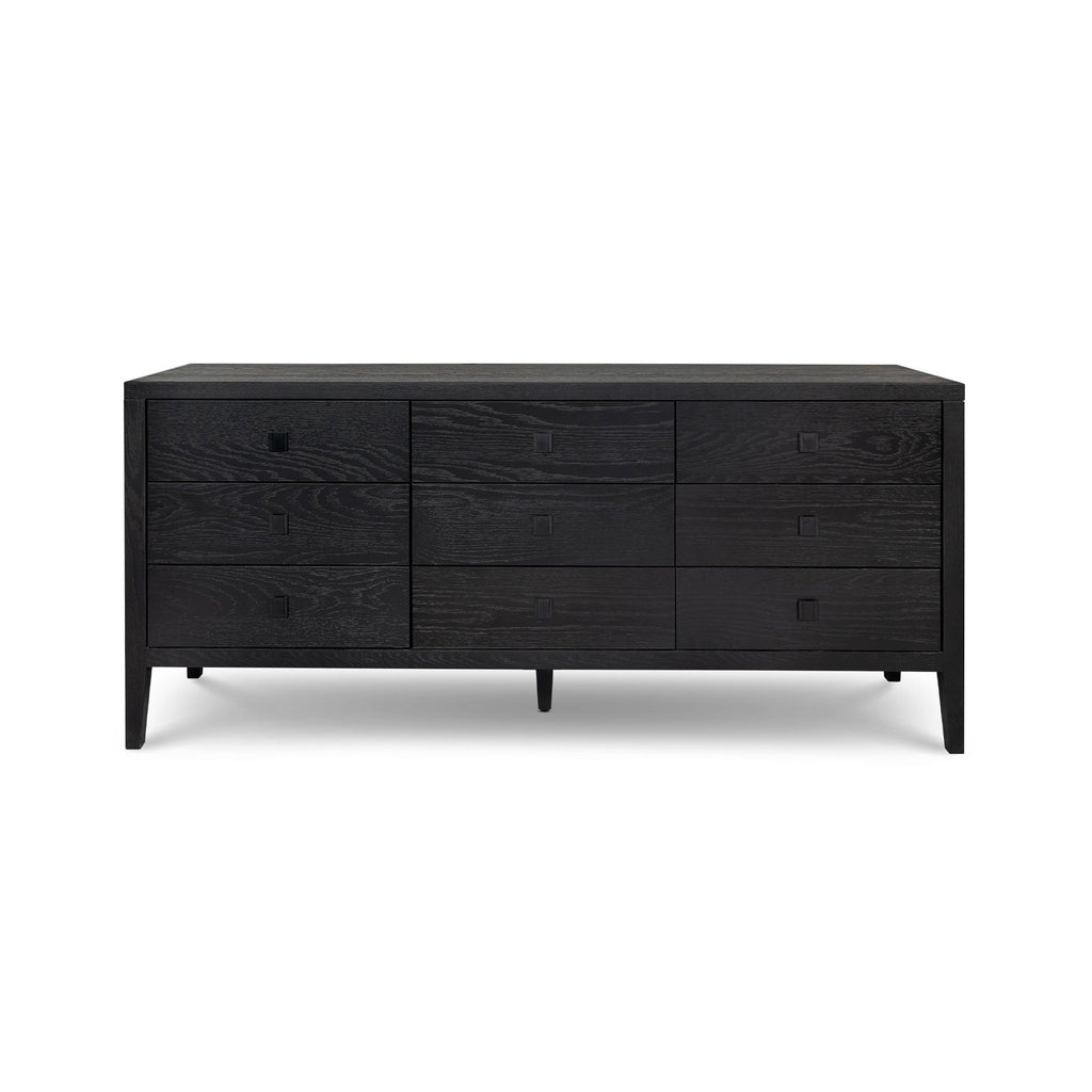 baseHara 9 Drawer Dresser - Black - Dekor Butik