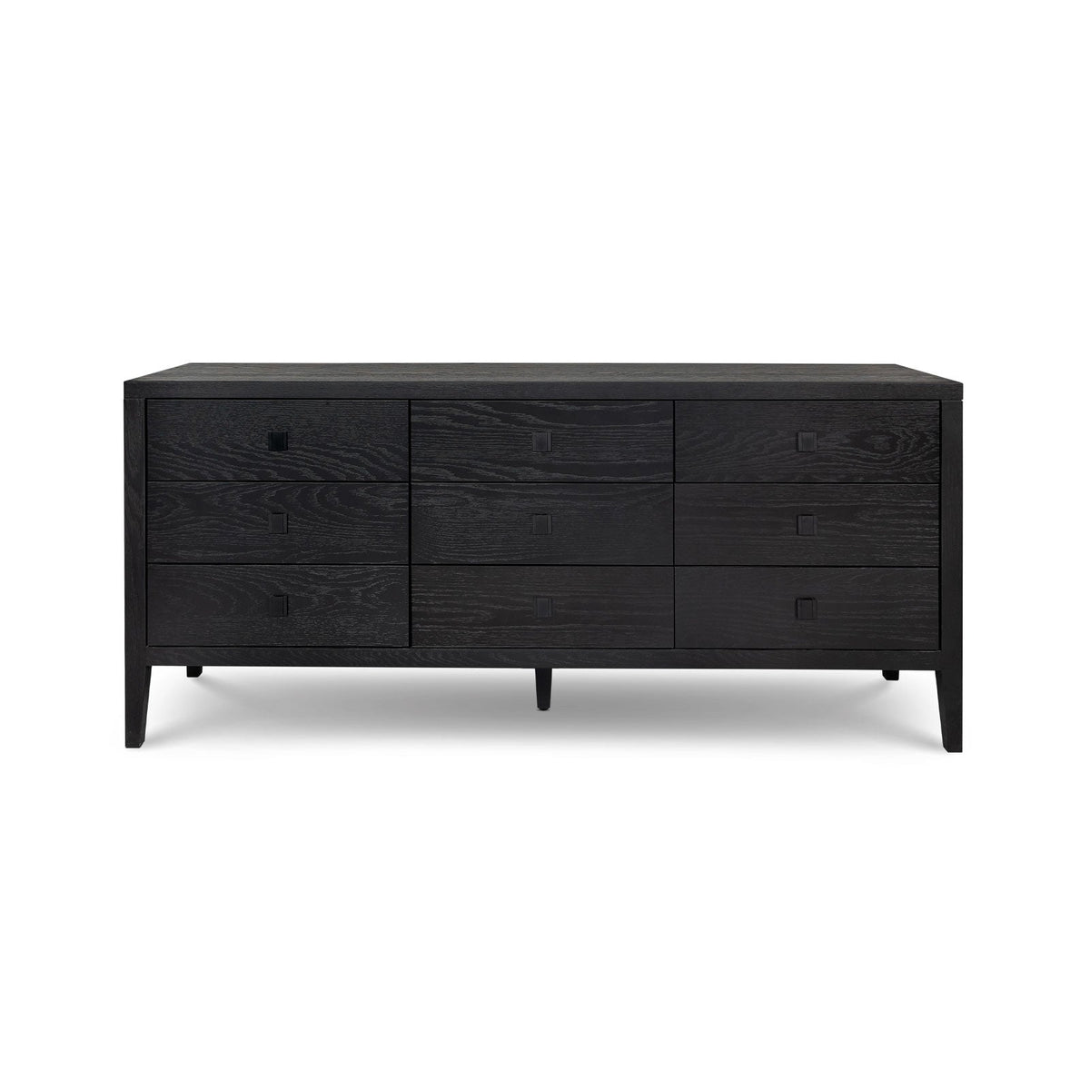 baseHara 9 Drawer Dresser - Black - Dekor Butik