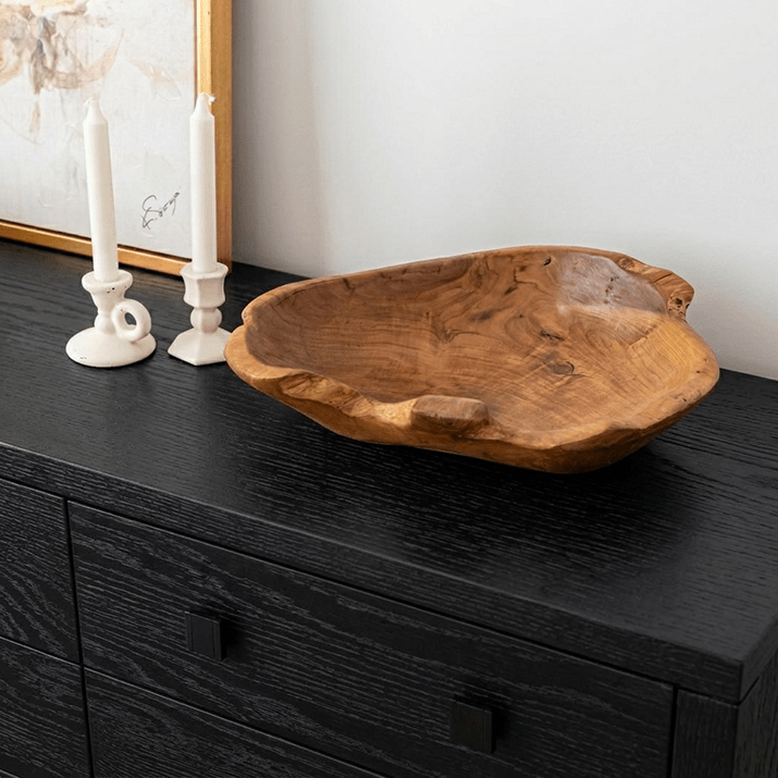 baseHara 9 Drawer Dresser - Black - Dekor Butik