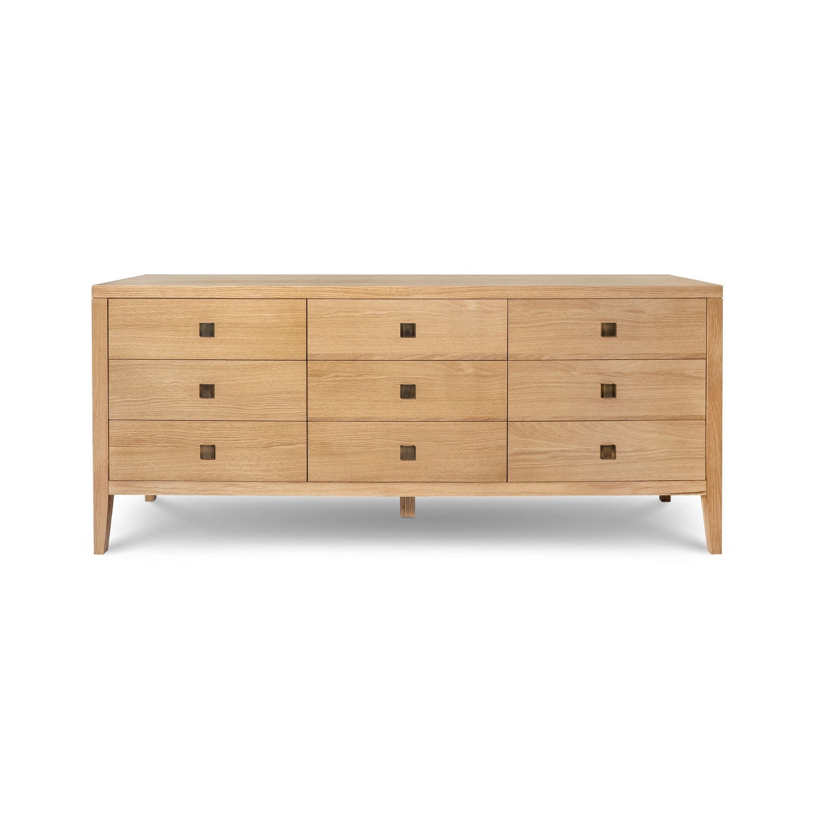 baseHara 9 Drawer Dresser - Natural Oak - Dekor Butik