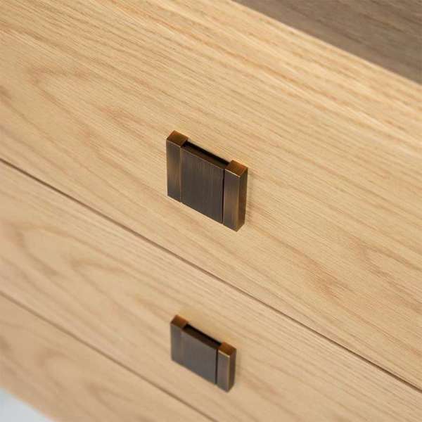 baseHara 9 Drawer Dresser - Natural Oak - Dekor Butik