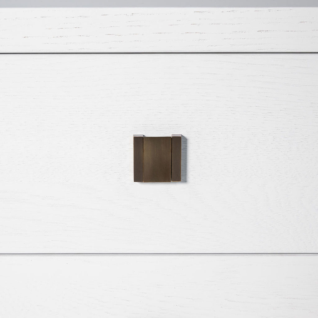 baseHara 9 Drawer Dresser - White - Dekor Butik