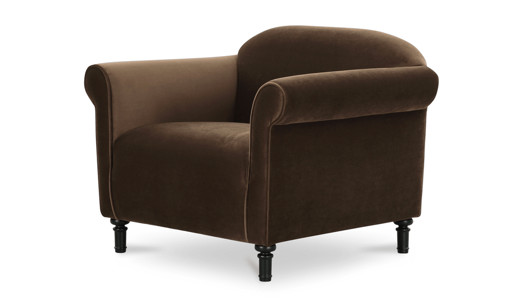 Harmony Accent Chair - Faux Mohair - Two Colors - Dekor Butik