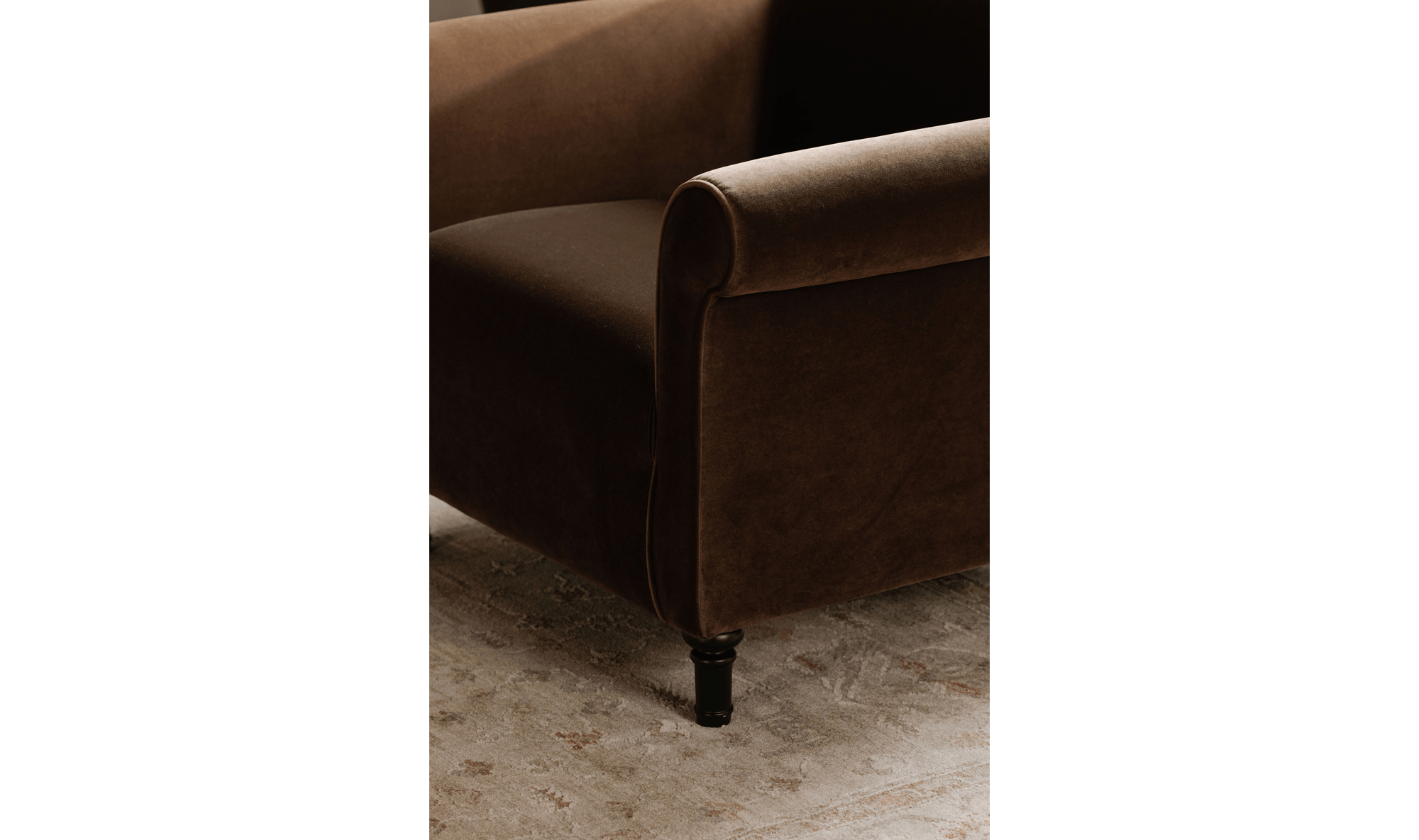 Harmony Accent Chair - Faux Mohair - Two Colors - Dekor Butik