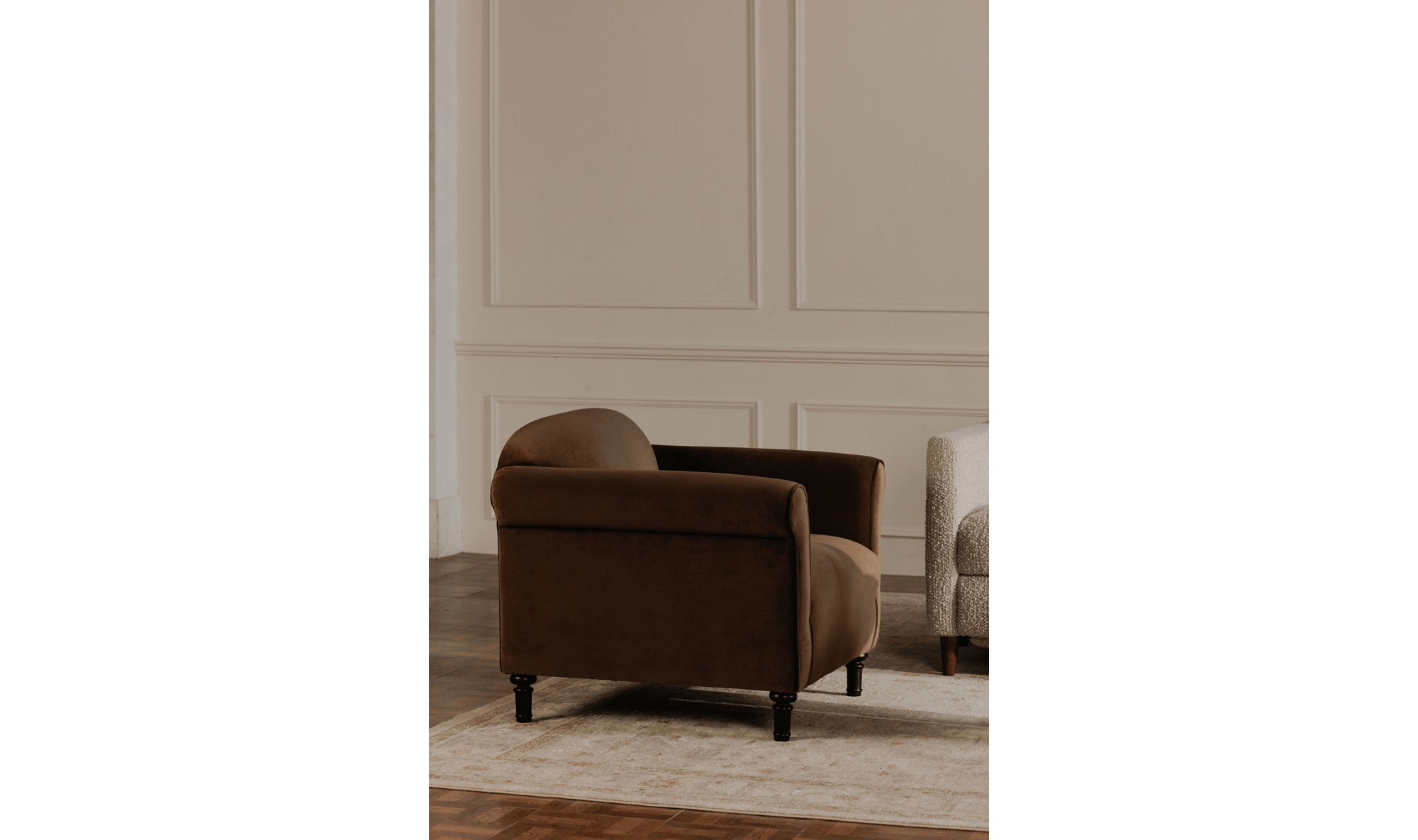 Harmony Accent Chair - Faux Mohair - Two Colors - Dekor Butik