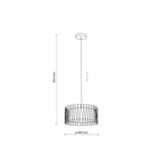 HARMONY NATURE Woven Jute Pendant Light for Dining Room, Bedroom & Living Room - Dekor Butik