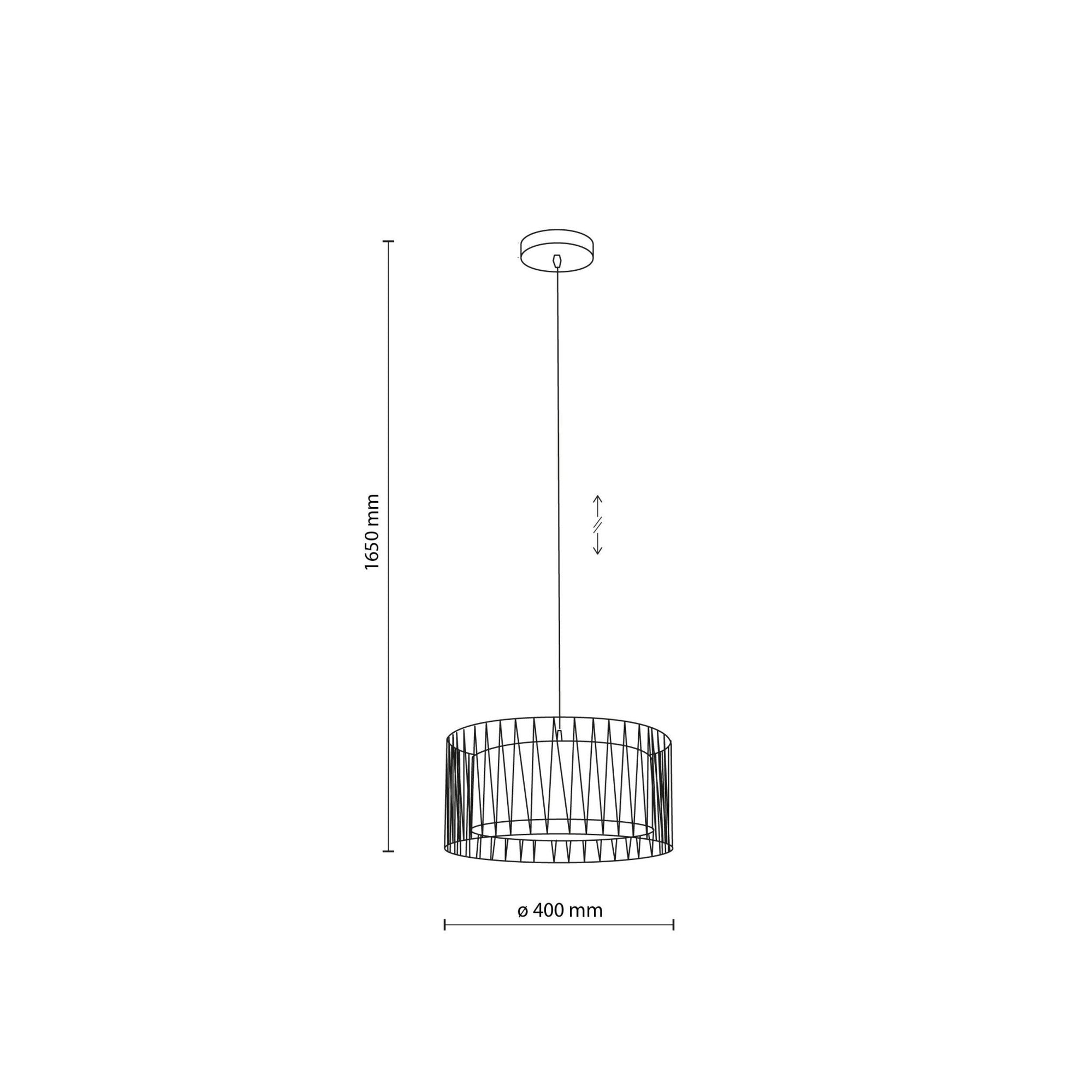 HARMONY NATURE Woven Jute Pendant Light for Dining Room, Bedroom & Living Room - Dekor Butik