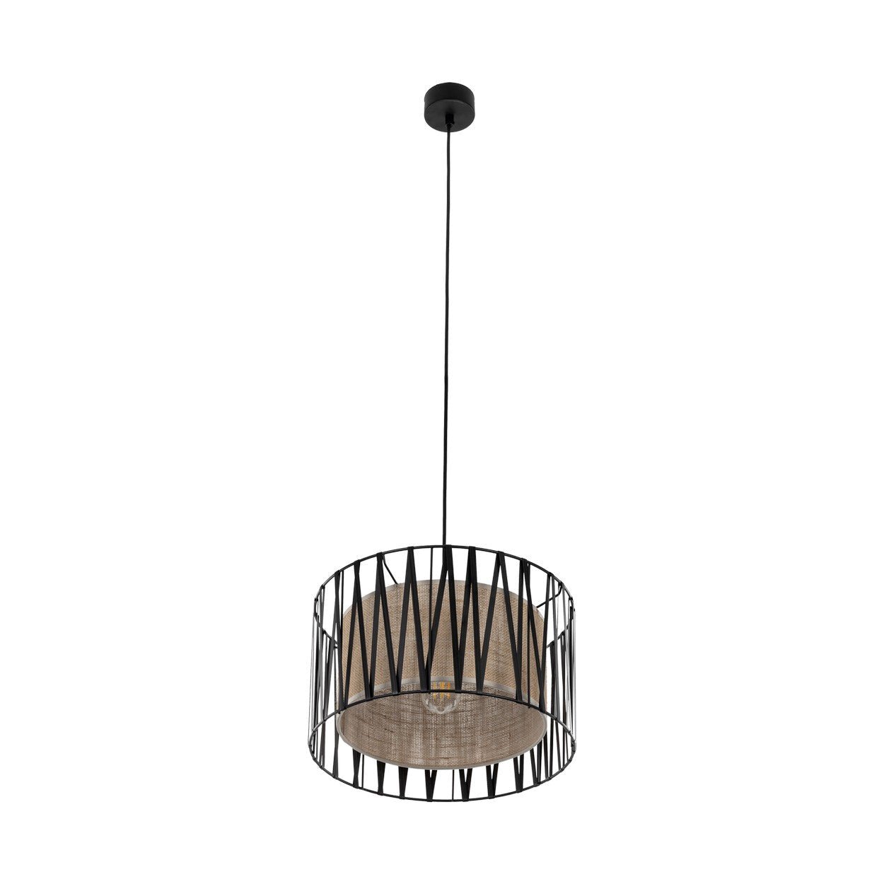 HARMONY NATURE Woven Jute Pendant Light for Dining Room, Bedroom & Living Room - Dekor Butik