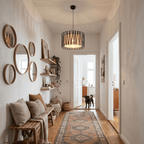 HARMONY NATURE Woven Jute Pendant Light for Dining Room, Bedroom & Living Room - Dekor Butik