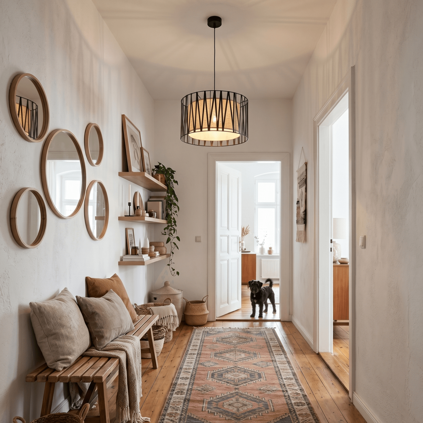 HARMONY NATURE Woven Jute Pendant Light for Dining Room, Bedroom & Living Room - Dekor Butik