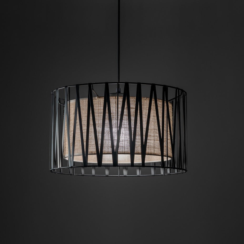 HARMONY NATURE Woven Jute Pendant Light for Dining Room, Bedroom & Living Room - Dekor Butik