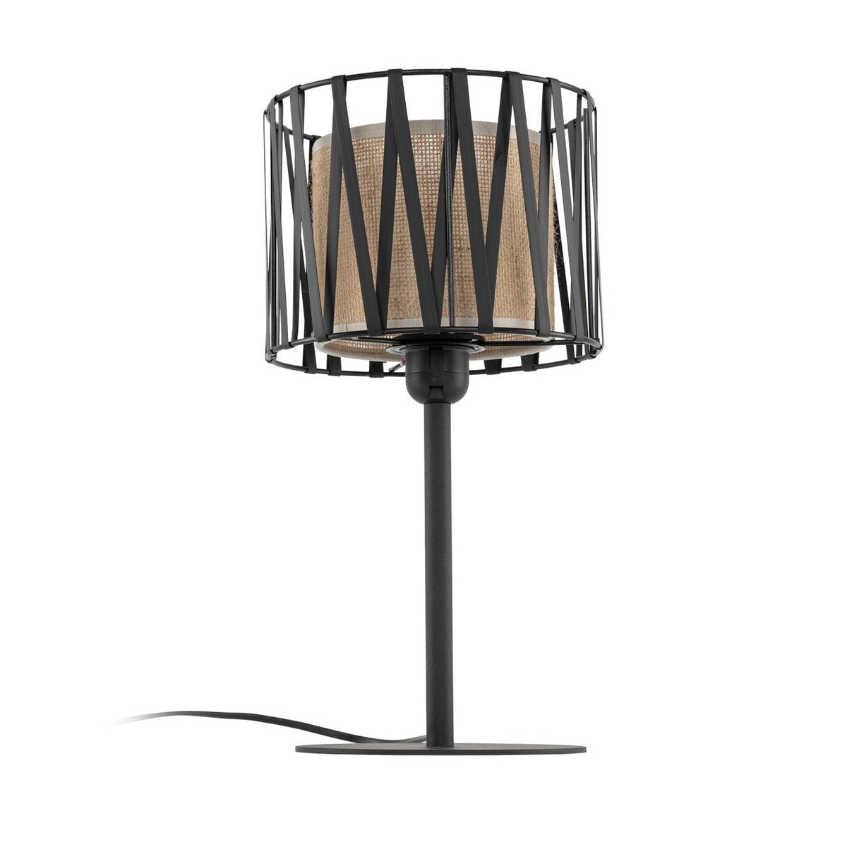 HARMONY NATURE Woven Jute Table Lamp for Bedroom & Nightstand (Clearance) - Dekor Butik