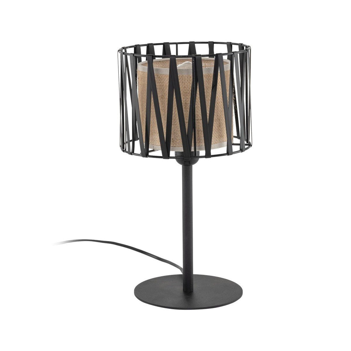 Table LampsHARMONY NATURE Woven Jute Table Lamp for Bedroom & Nightstand (Clearance) - Dekor Butik