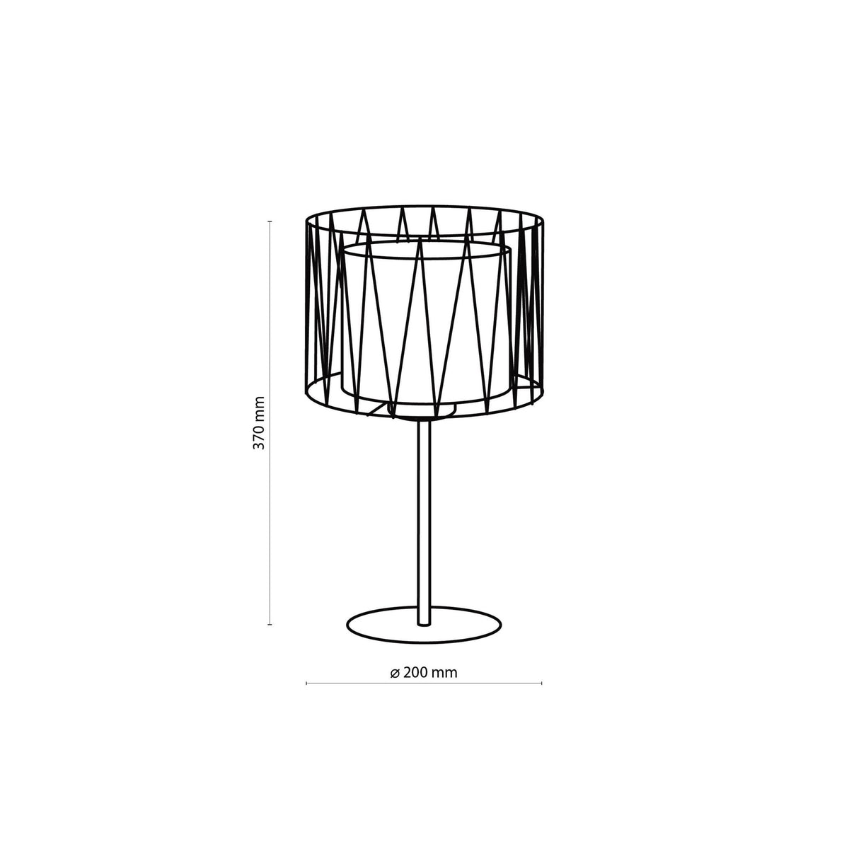HARMONY NATURE Woven Jute Table Lamp for Bedroom & Nightstand (Clearance) - Dekor Butik