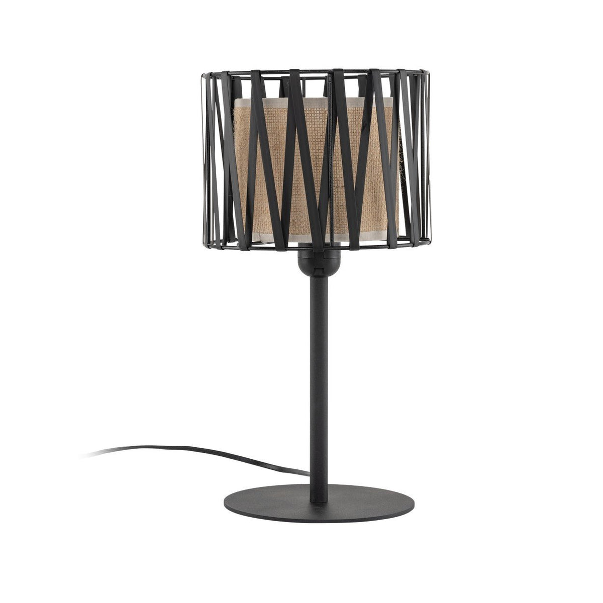 HARMONY NATURE Woven Jute Table Lamp for Bedroom & Nightstand (Clearance) - Dekor Butik