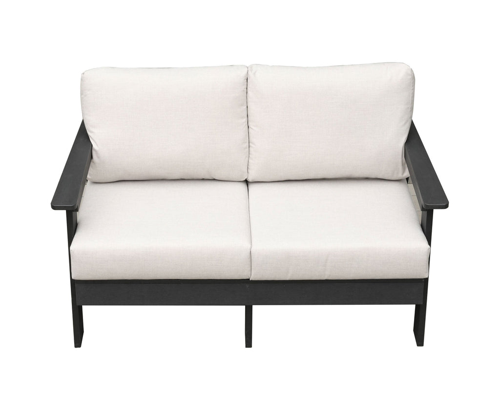 loveseatsHazelnut Polymer Loveseat with Sunbrella® Cushions - Dekor Butik