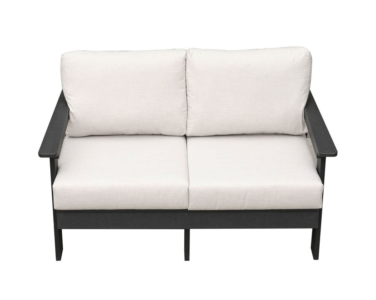 loveseatsHazelnut Polymer Loveseat with Sunbrella® Cushions - Dekor Butik