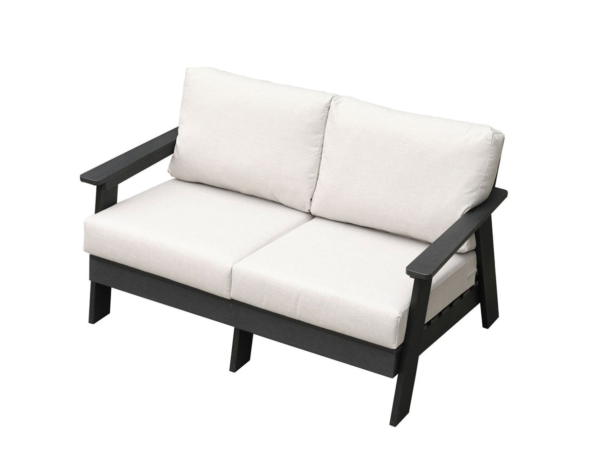 loveseatsHazelnut Polymer Loveseat with Sunbrella® Cushions - Dekor Butik