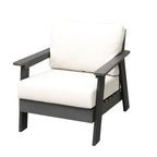 Club ChairHazelnut Polymer Outdoor Club Chair with Sunbrella® Cushions - Dekor Butik
