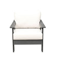 Club ChairHazelnut Polymer Outdoor Club Chair with Sunbrella® Cushions - Dekor Butik