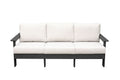 sofasHazelnut Polymer Outdoor Sofa with Sunbrella® Cushions - Dekor Butik