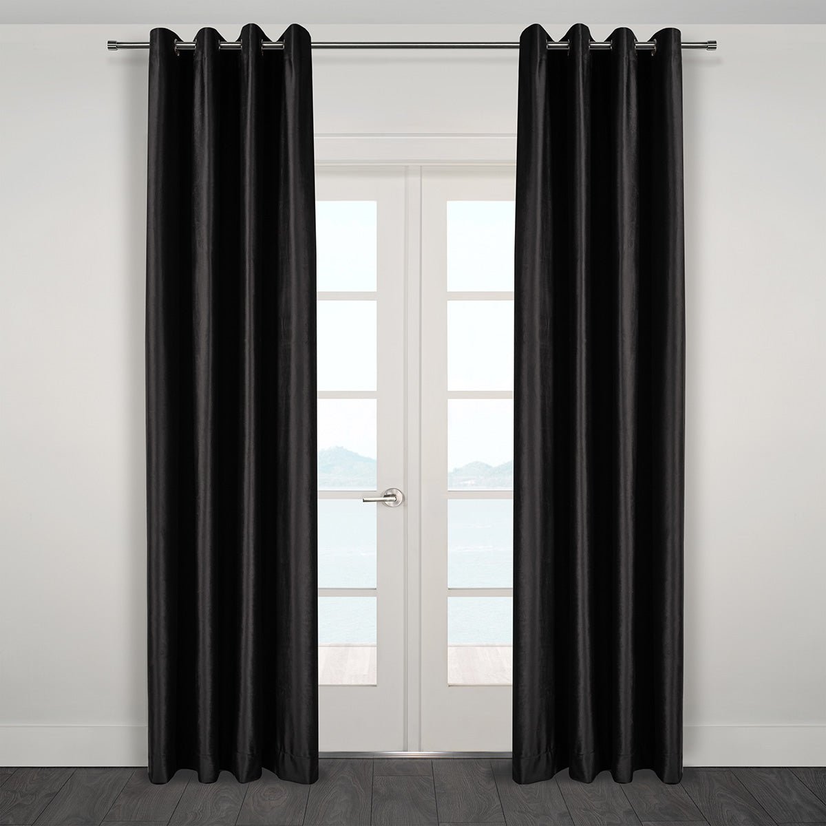 CurtainsHeavy Velvet Textured Curtains 60" x 95" - Dekor Butik