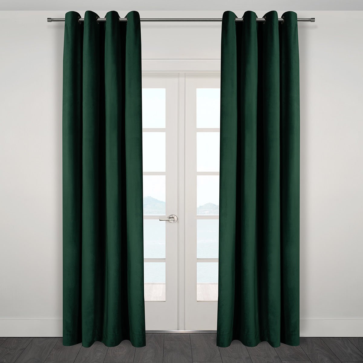 CurtainsHeavy Velvet Textured Curtains 60" x 95" - Dekor Butik