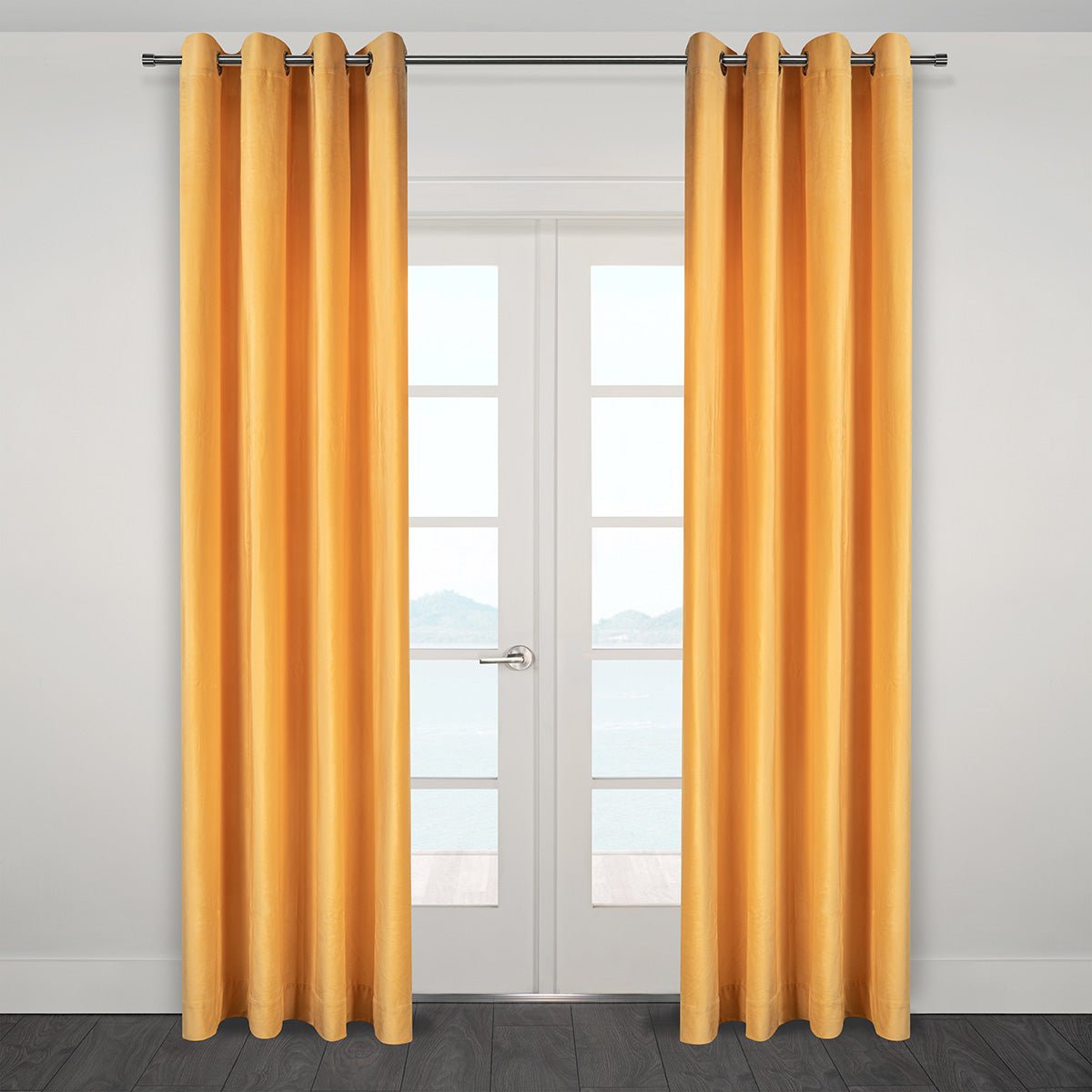 CurtainsHeavy Velvet Textured Curtains 60" x 95" - Dekor Butik
