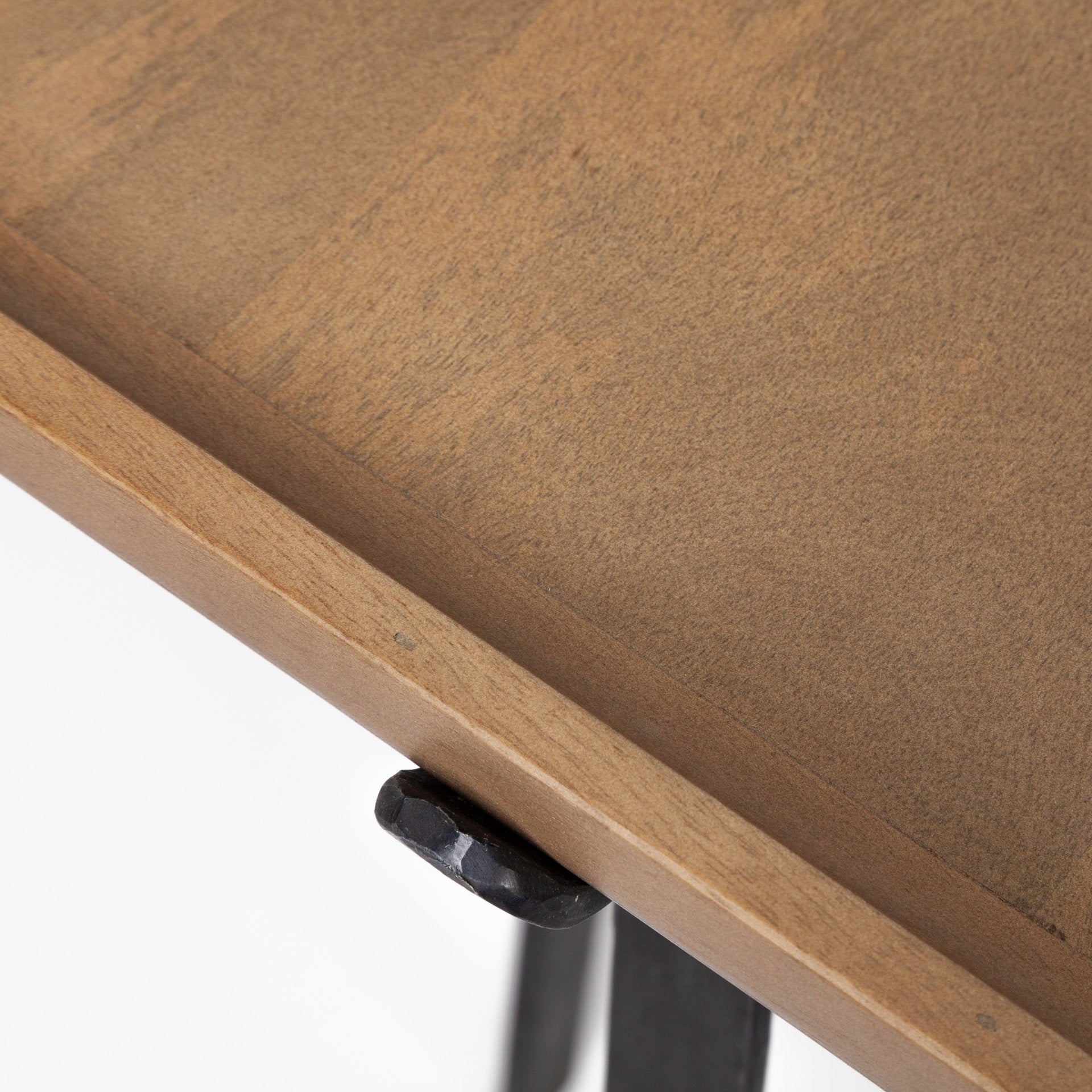 Helios II 60L x 14W x 29H Rectangular Brown Raised Edge Top Console Table - Dekor Butik