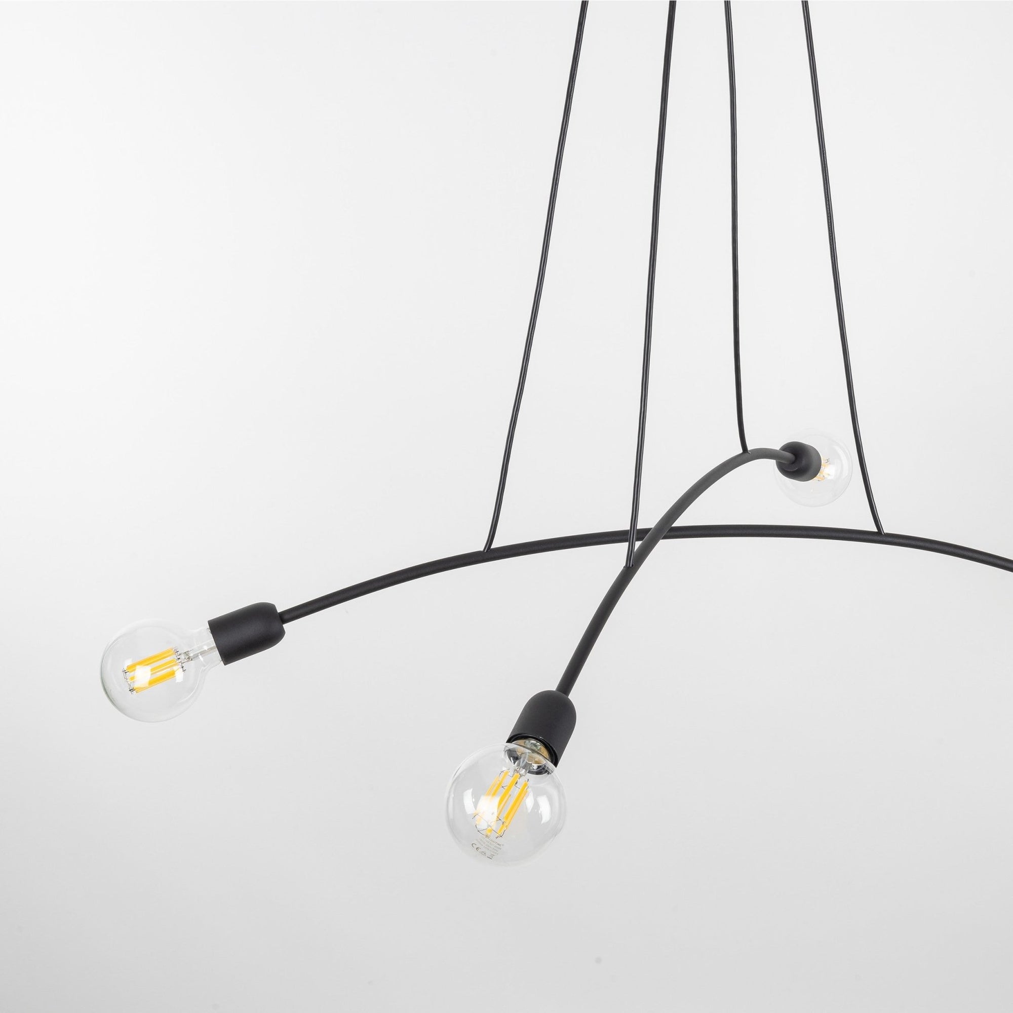 HELIX Black Minimalist Pendant Light 4 (Clearance) - Dekor Butik