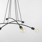 HELIX Black Minimalist Pendant Light 6 (Clearance) - Dekor Butik