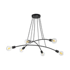 HELIX Black Minimalist Pendant Light 6 (Clearance) - Dekor Butik