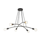 HELIX Black Minimalist Pendant Light 6 (Clearance) - Dekor Butik