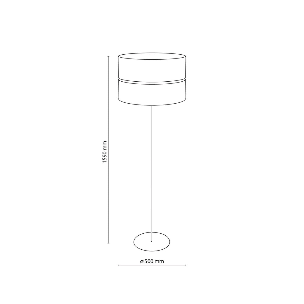 HILTON Black Gold Floor Lamp - Dekor Butik